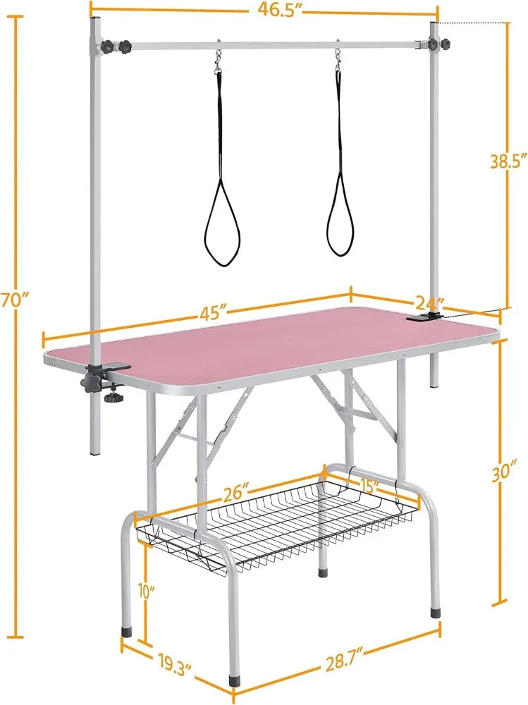 Foldable Dog Grooming Table-Max Capacity 265Lb