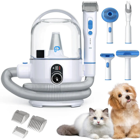 Pet Grooming Vacuum with 5 Tools