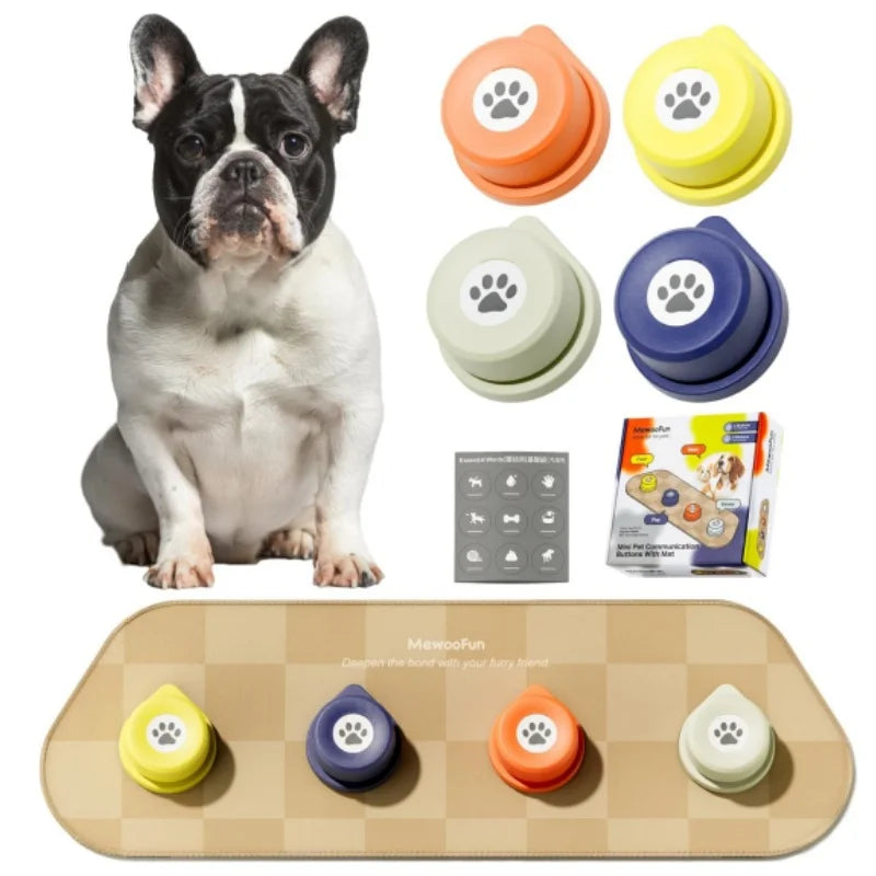Talking Button Set with Velcro Mat