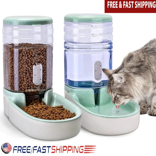 Automatic Pet Feeder and Water Dispenser