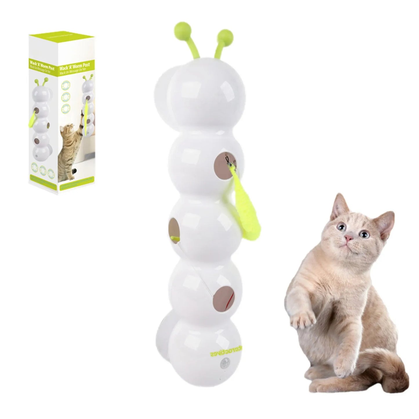 Interactive Caterpillar Cat Toy