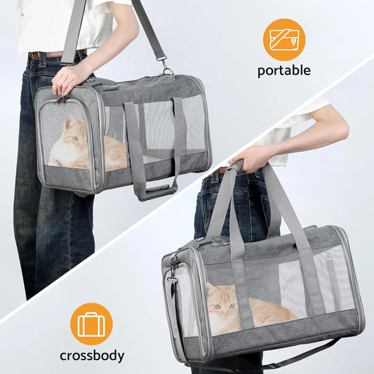 Airline-Approved Pet Carrier for Cats/Dogs