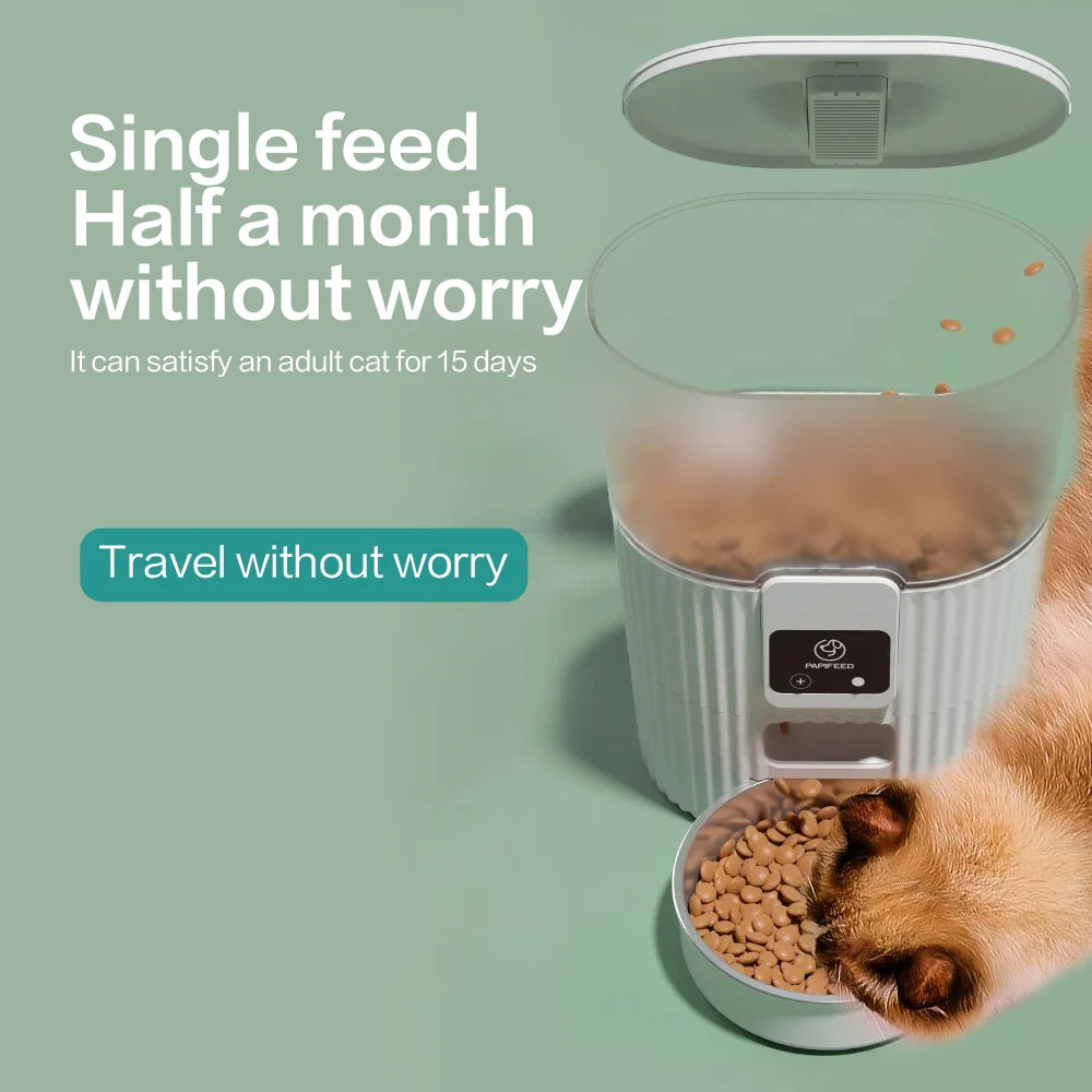 remote smart pet food dispenser