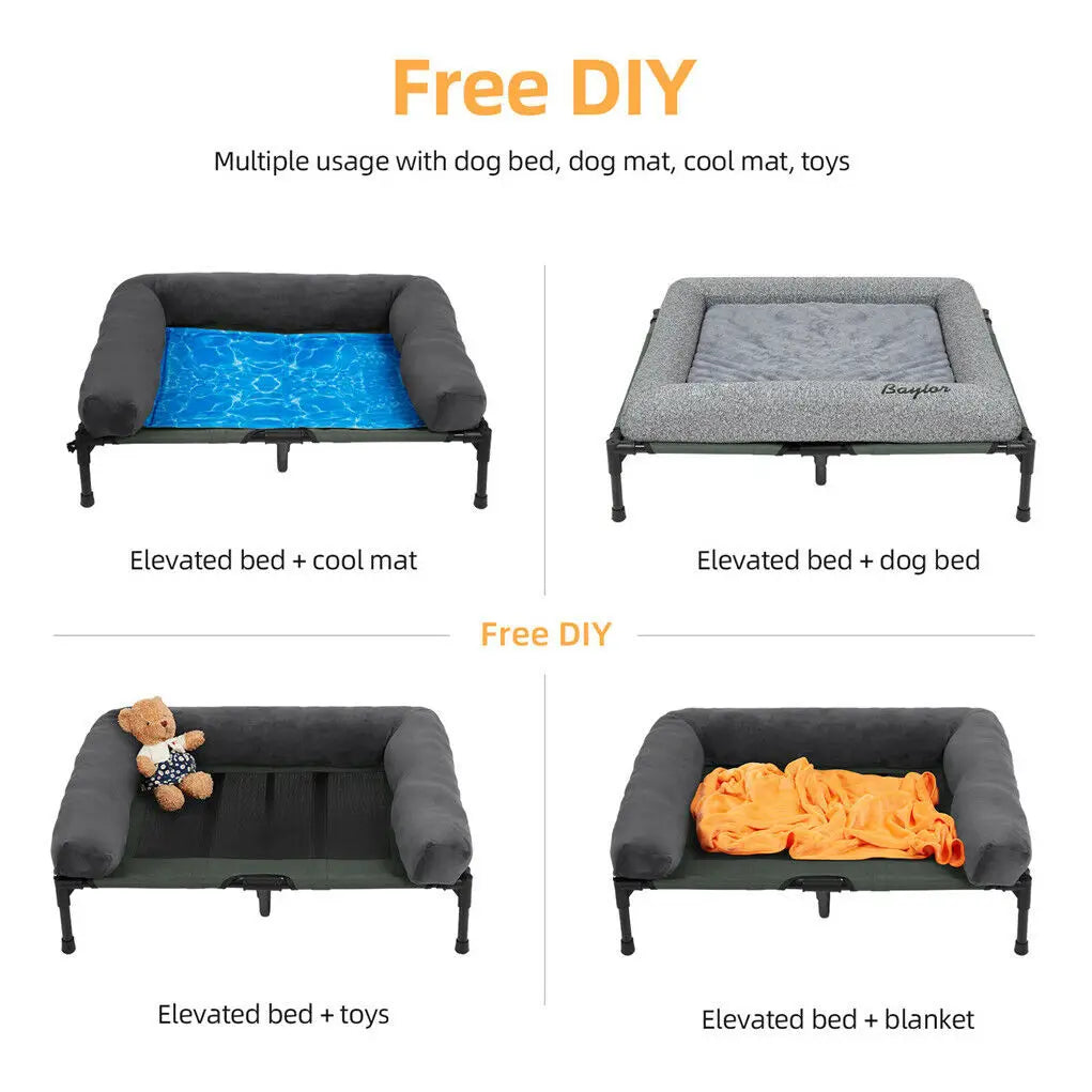 Elevated Pet Lounger Bed