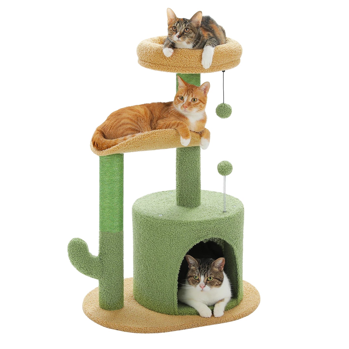 Cactus Cat Tower with Scratching Post