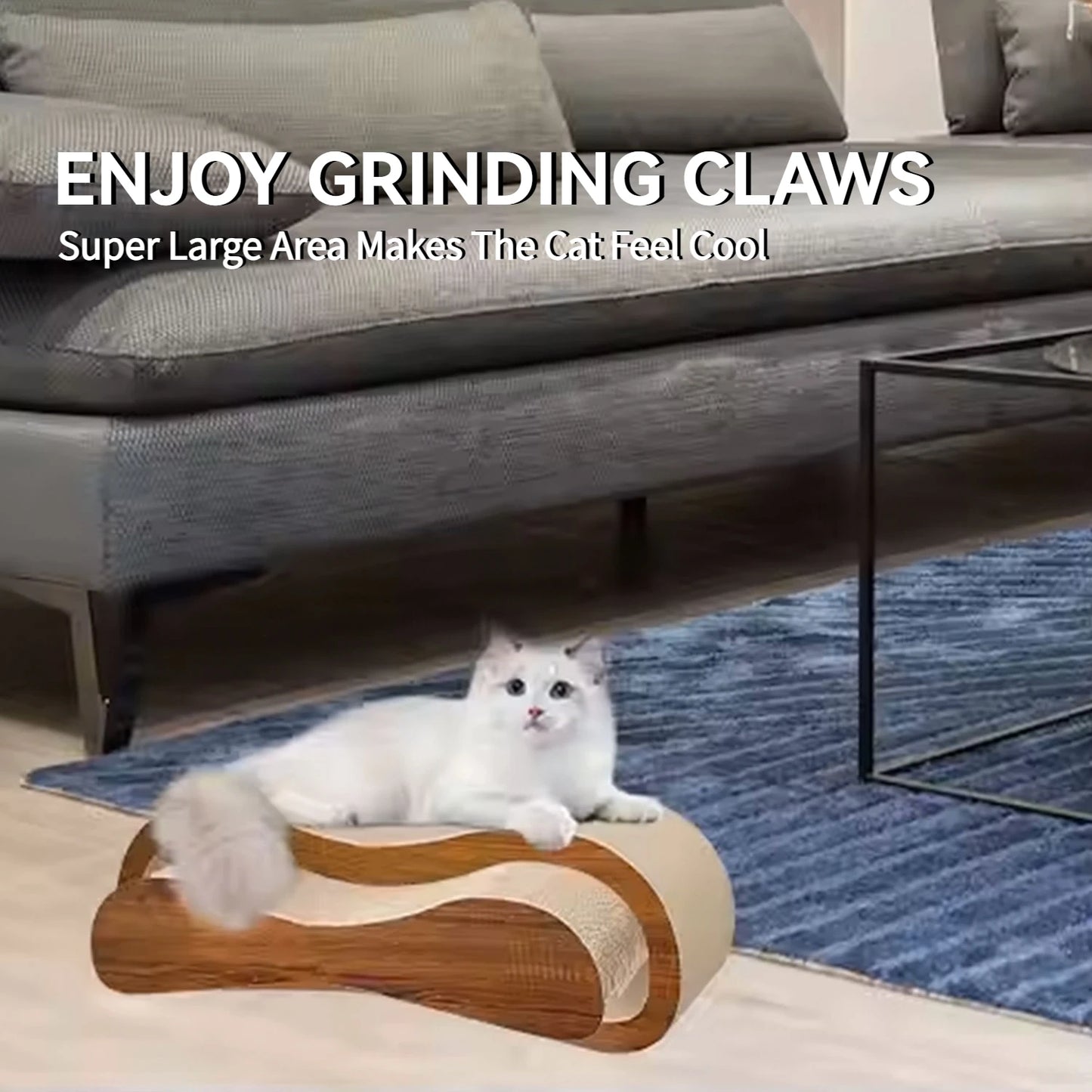 2 in 1 Cat Scratcher / Lounge Bed