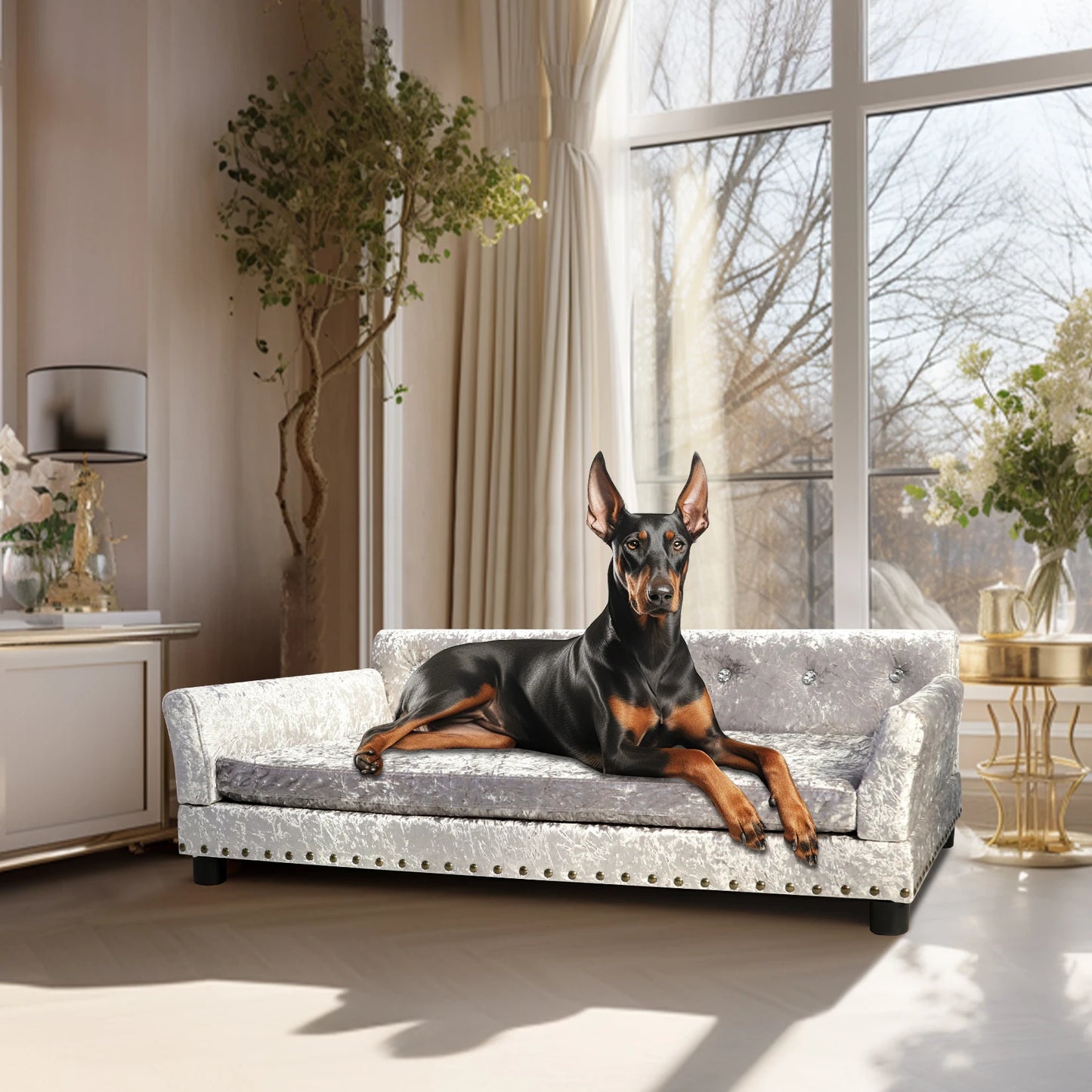 Dutch Velvet Pet Sofa Bed