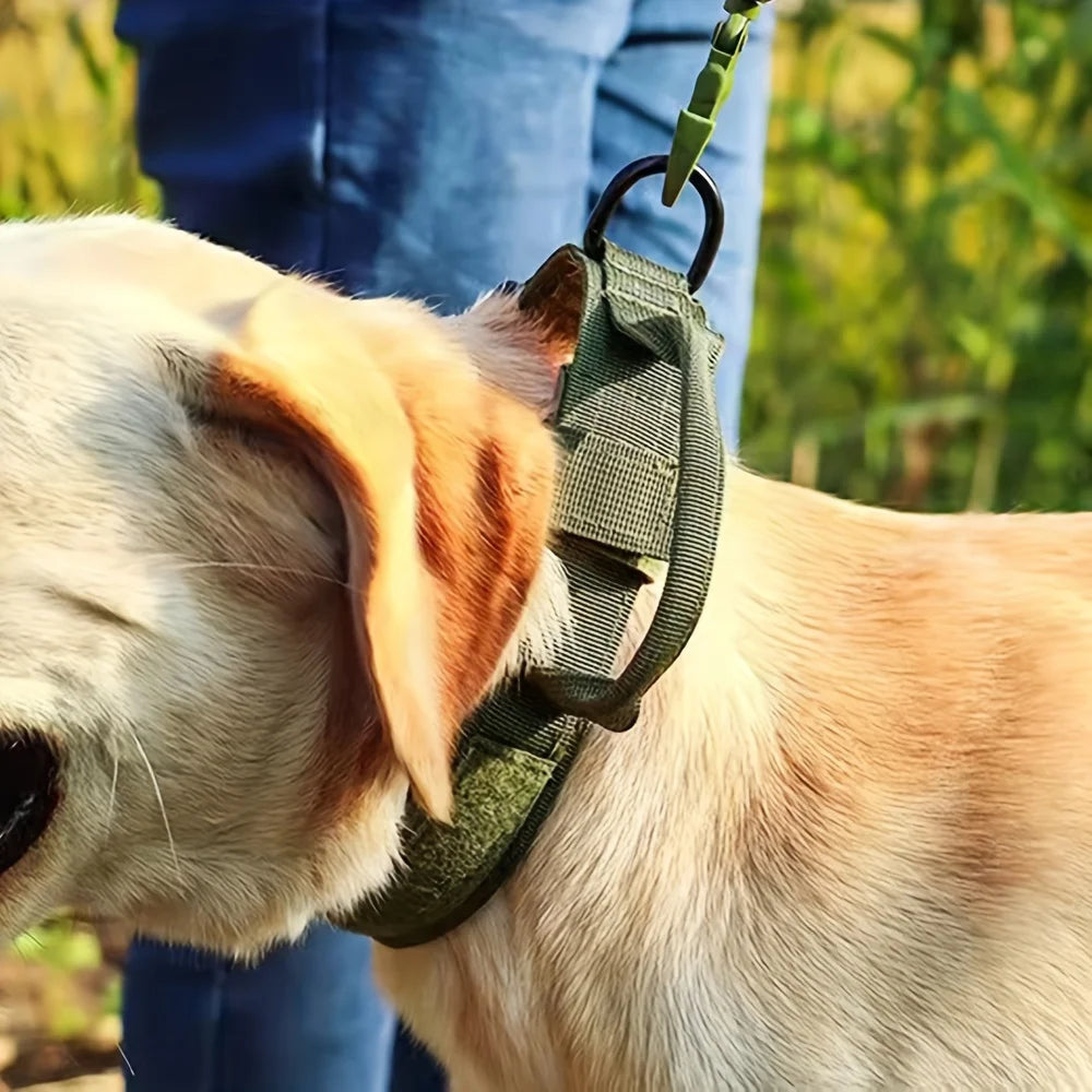 Adjustable Tactical Dog Collar And Leash Set