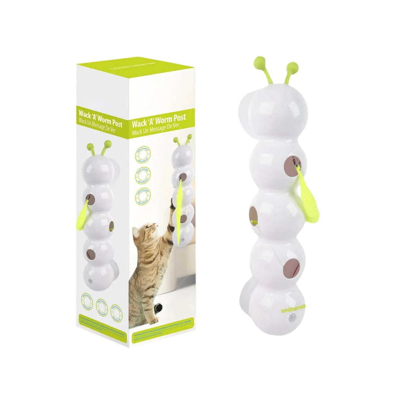 Interactive Caterpillar Cat Toy