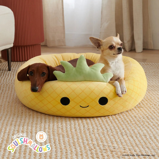 Ultra Soft Pineapple Pet Bed