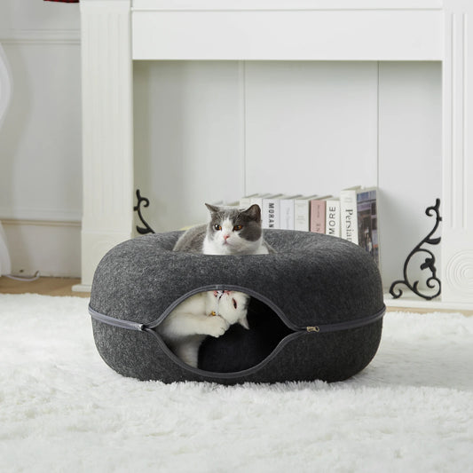 24 Inch Large Donut Cat Bed -