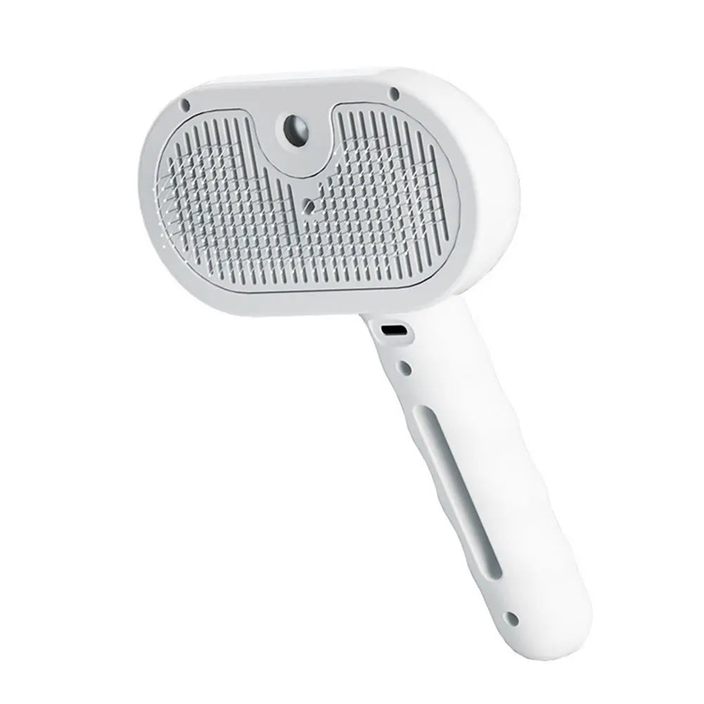 3 in 1 Pet Steam Brush with Release Button
