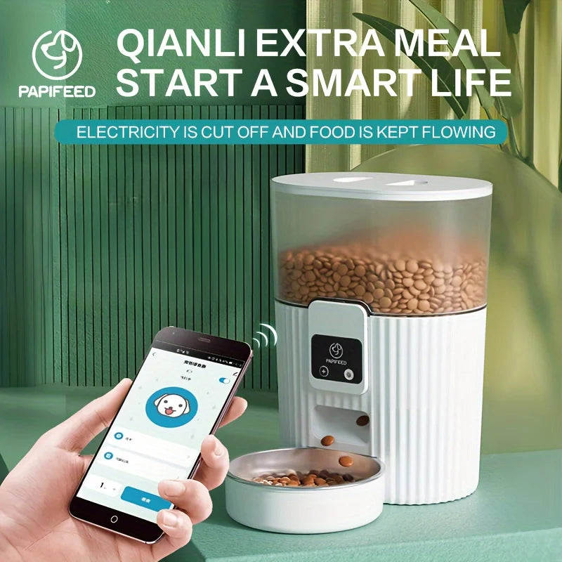 remote smart pet food dispenser