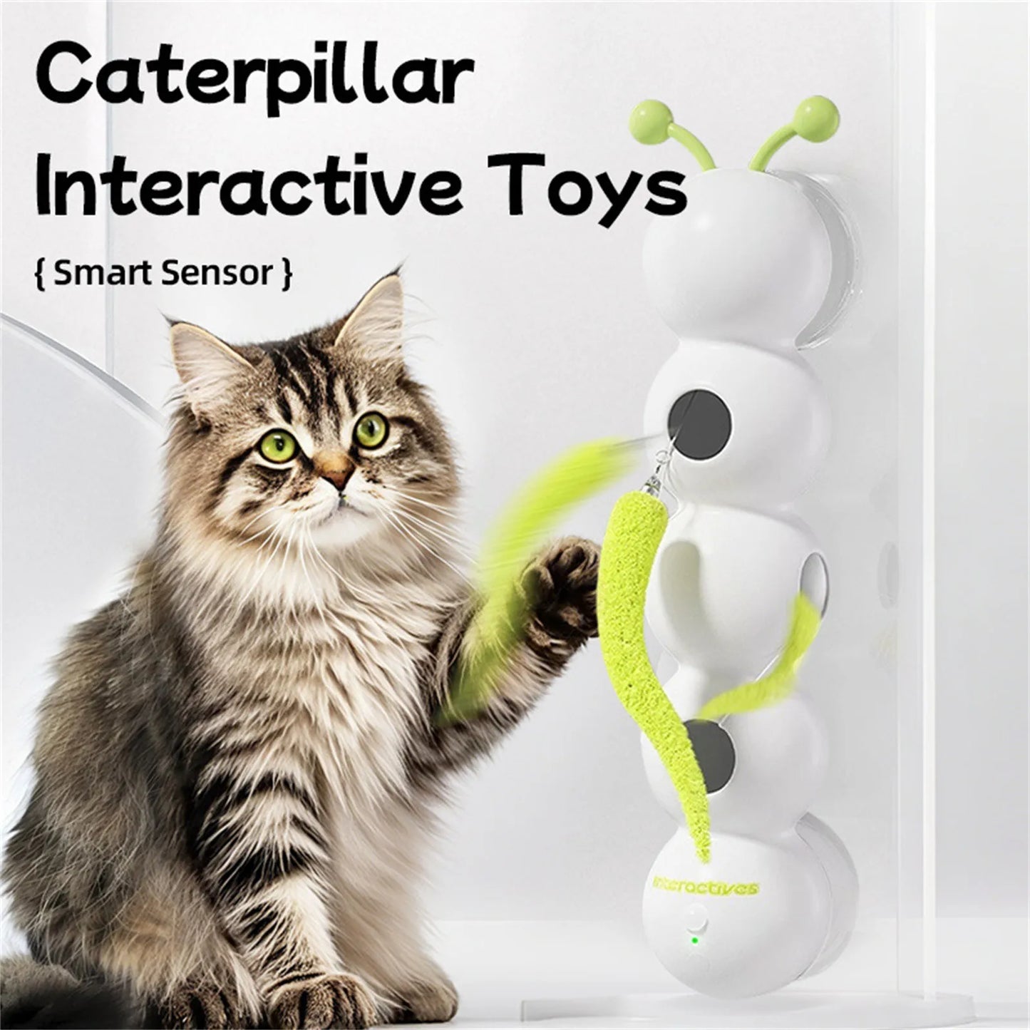Interactive Caterpillar Cat Toy