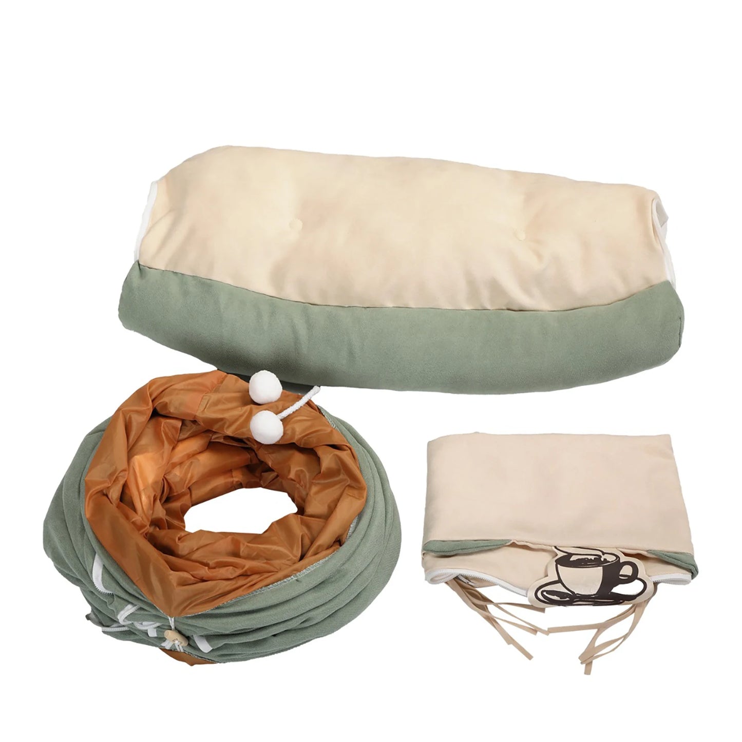 Telescopic Tunnel Bed for Cats