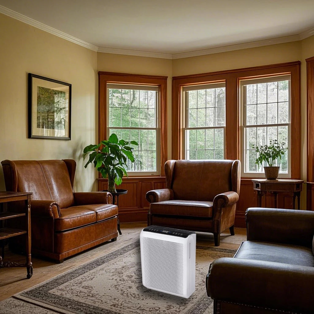 Air Purifier with Touch Control, for Pet Dander, Pollen, Smoke