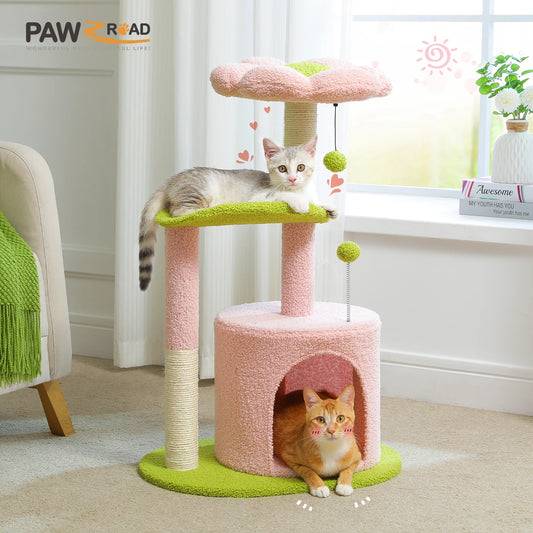 Cactus Cat Tower with Scratching Post