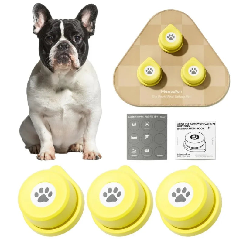 Talking Button Set with Velcro Mat
