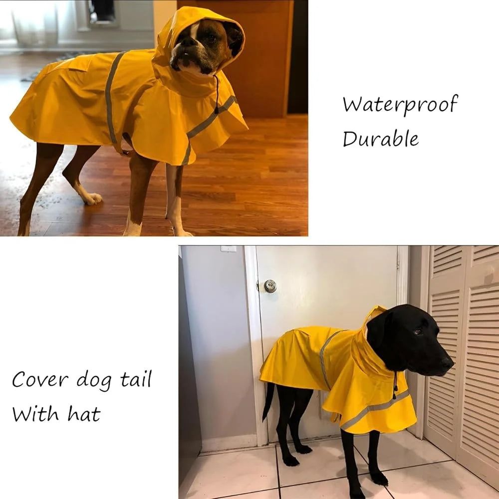 Large Dog Raincoat Waterproof