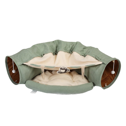 Telescopic Tunnel Bed for Cats