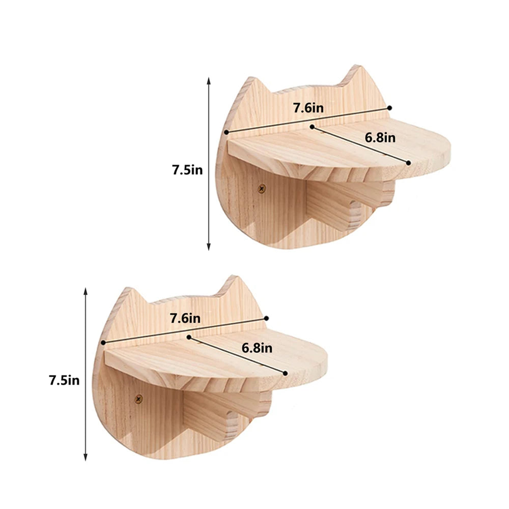 Moon Shaped Cat Shelf, Wall Hammock
