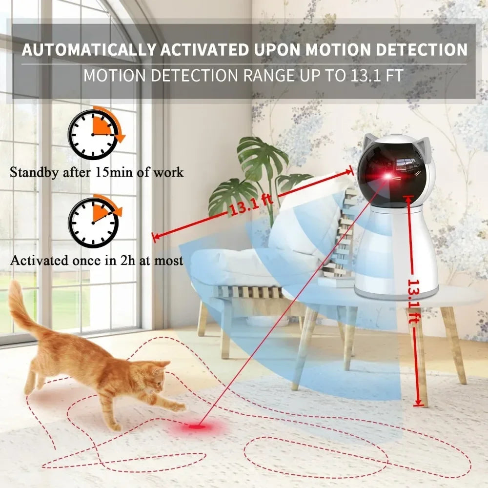 Motion Activated Laser Cat Toy