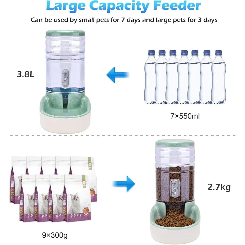 Automatic Pet Feeder and Water Dispenser