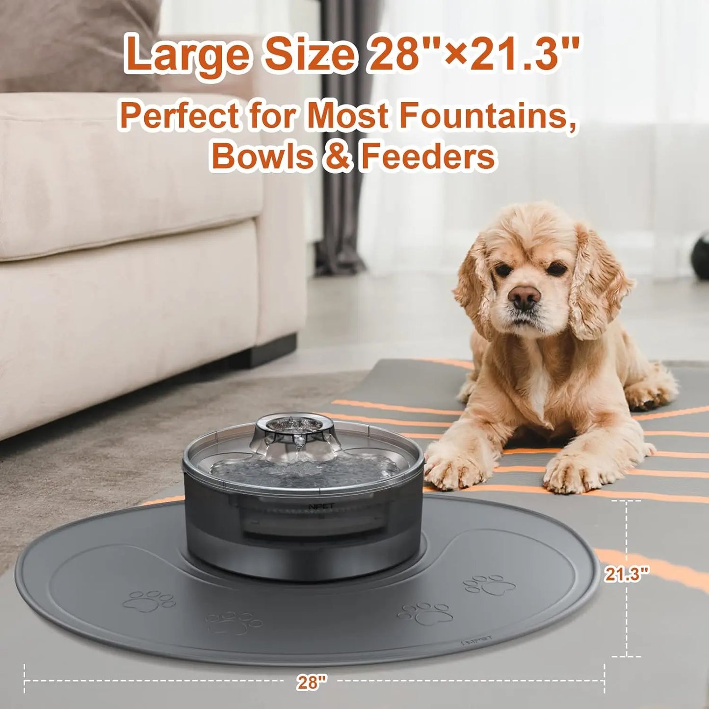 Waterproof Silicone Dog Mat