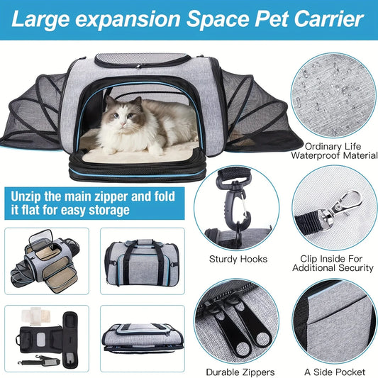 4-Way Expandable Pet Carrier  (Airline Approved)