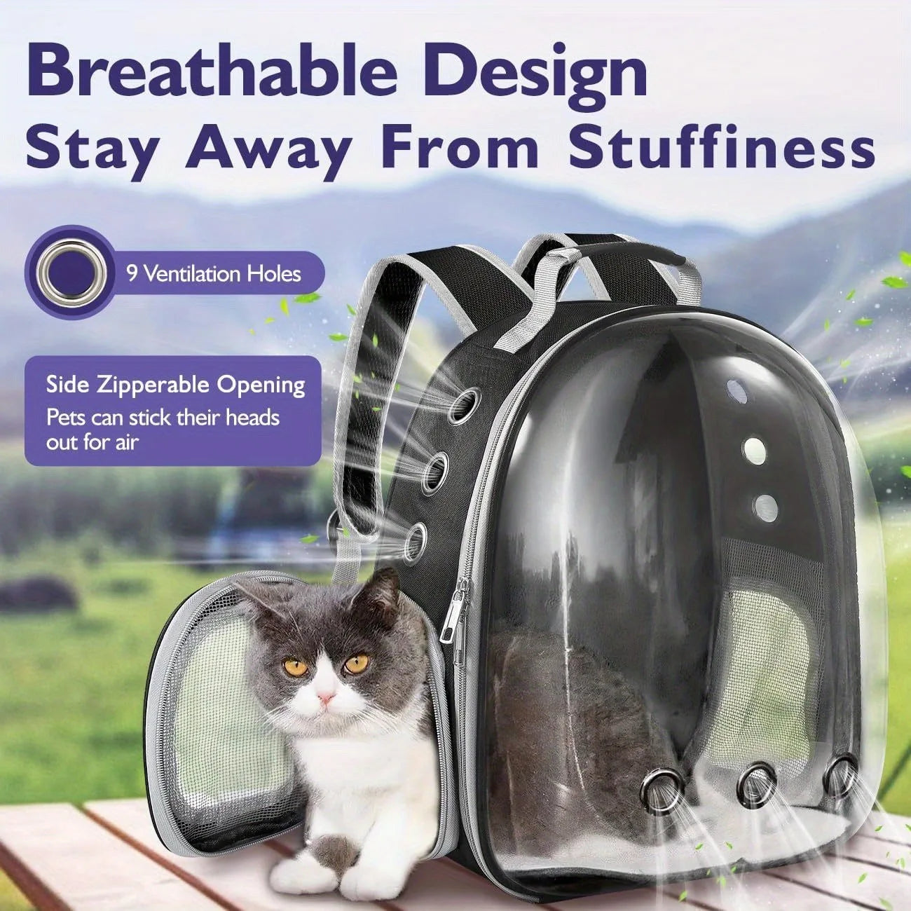 Backpack/ Bubble Carrying Bag for Dogs & Cats