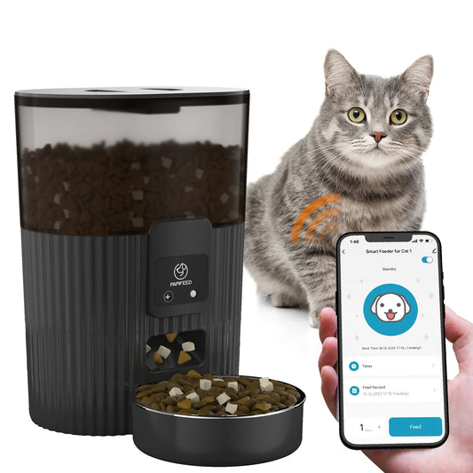 remote smart pet food dispenser