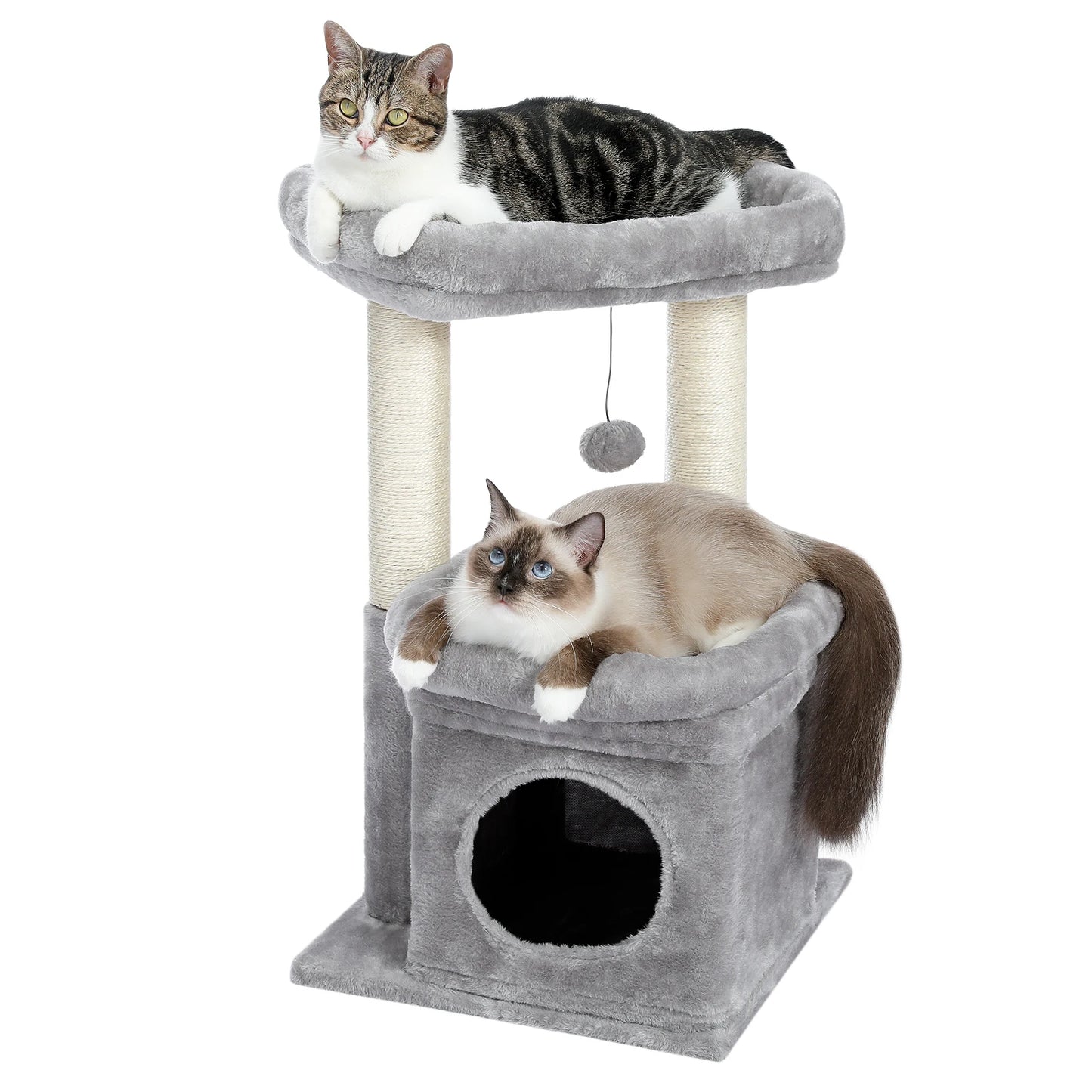 Cat Tree Condo with Scratching Post