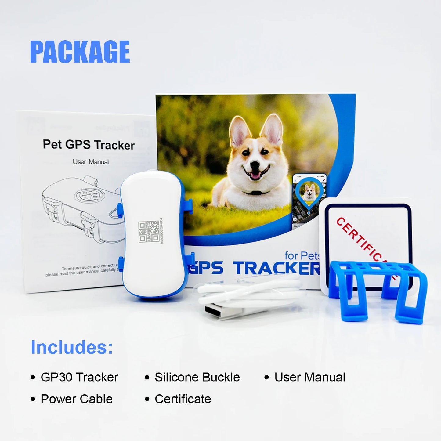 GPS Tracker for Pets - Waterproof Smart Locator