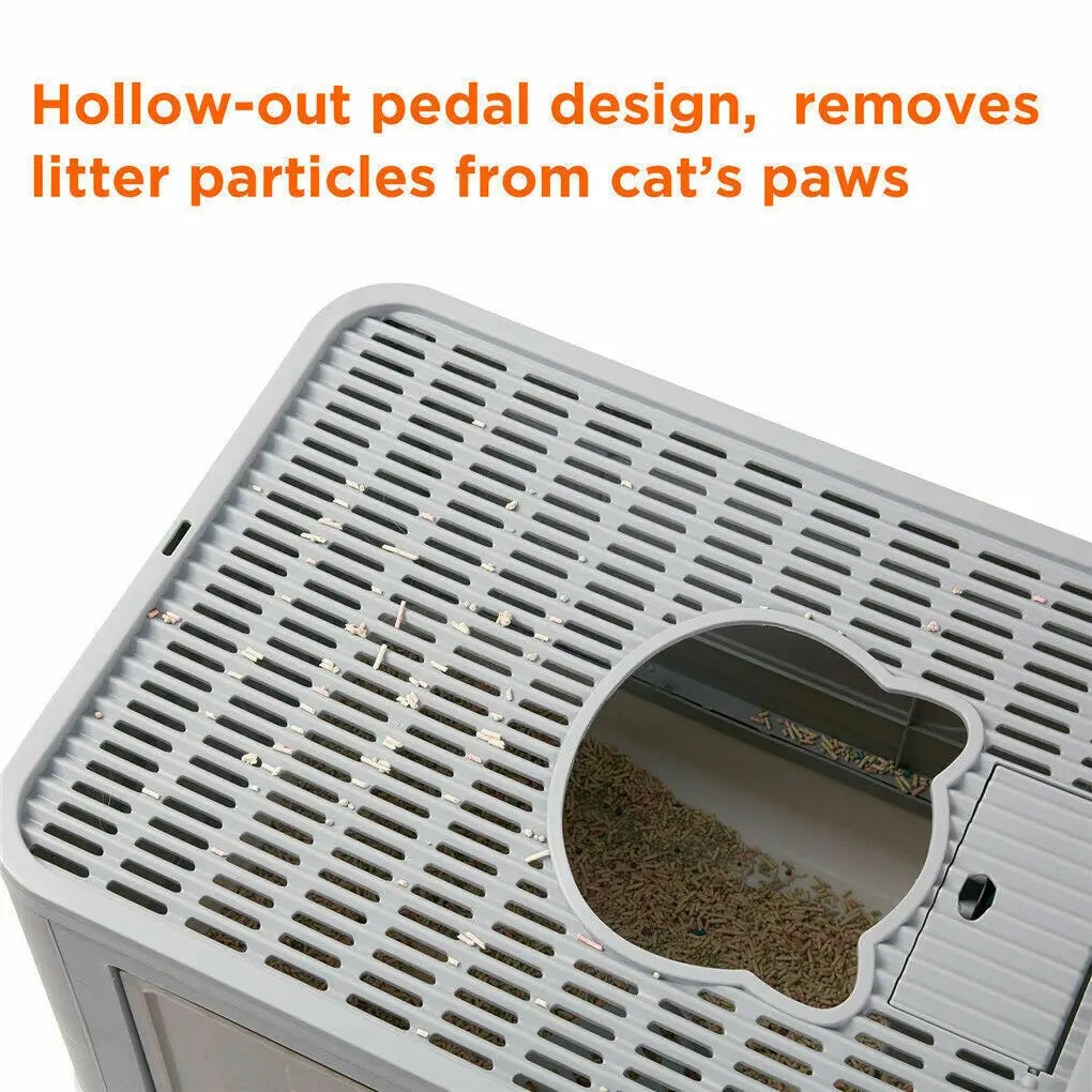 Front Entry & Top Exit Litter Box