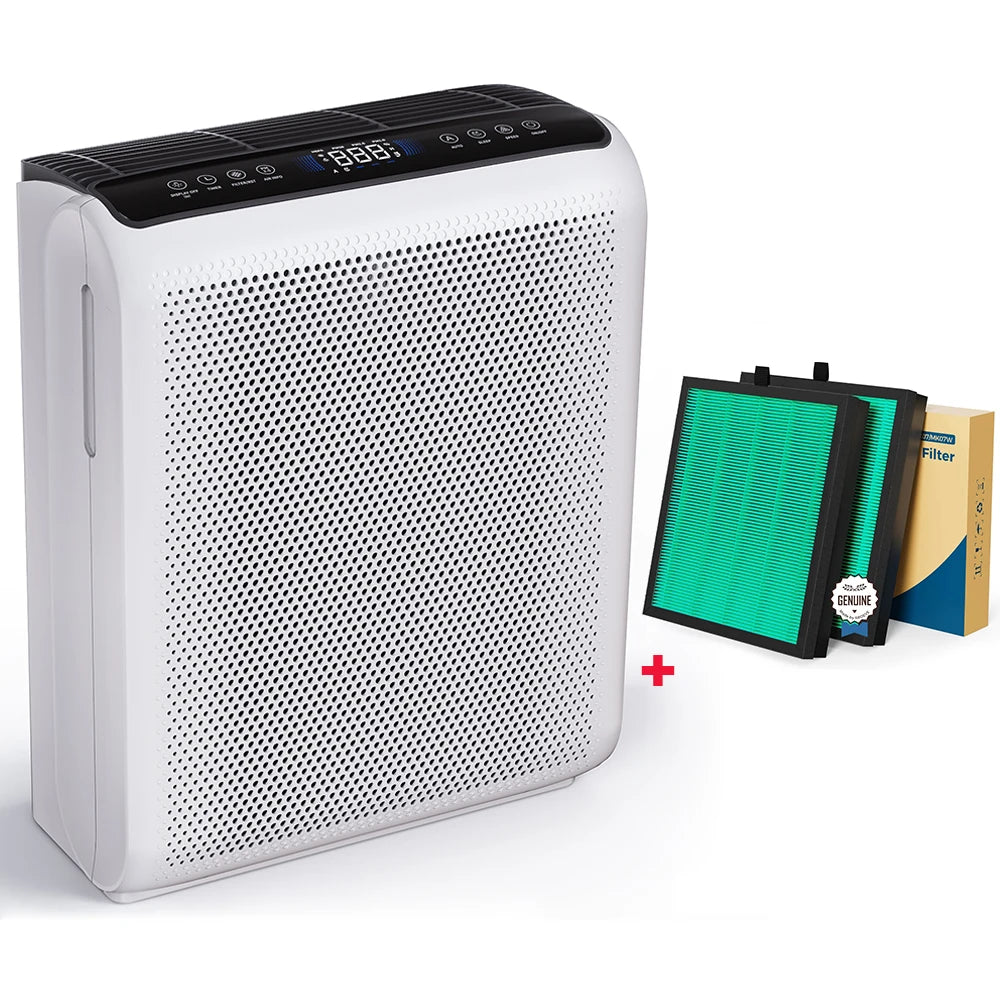 Air Purifier with Touch Control, for Pet Dander, Pollen, Smoke