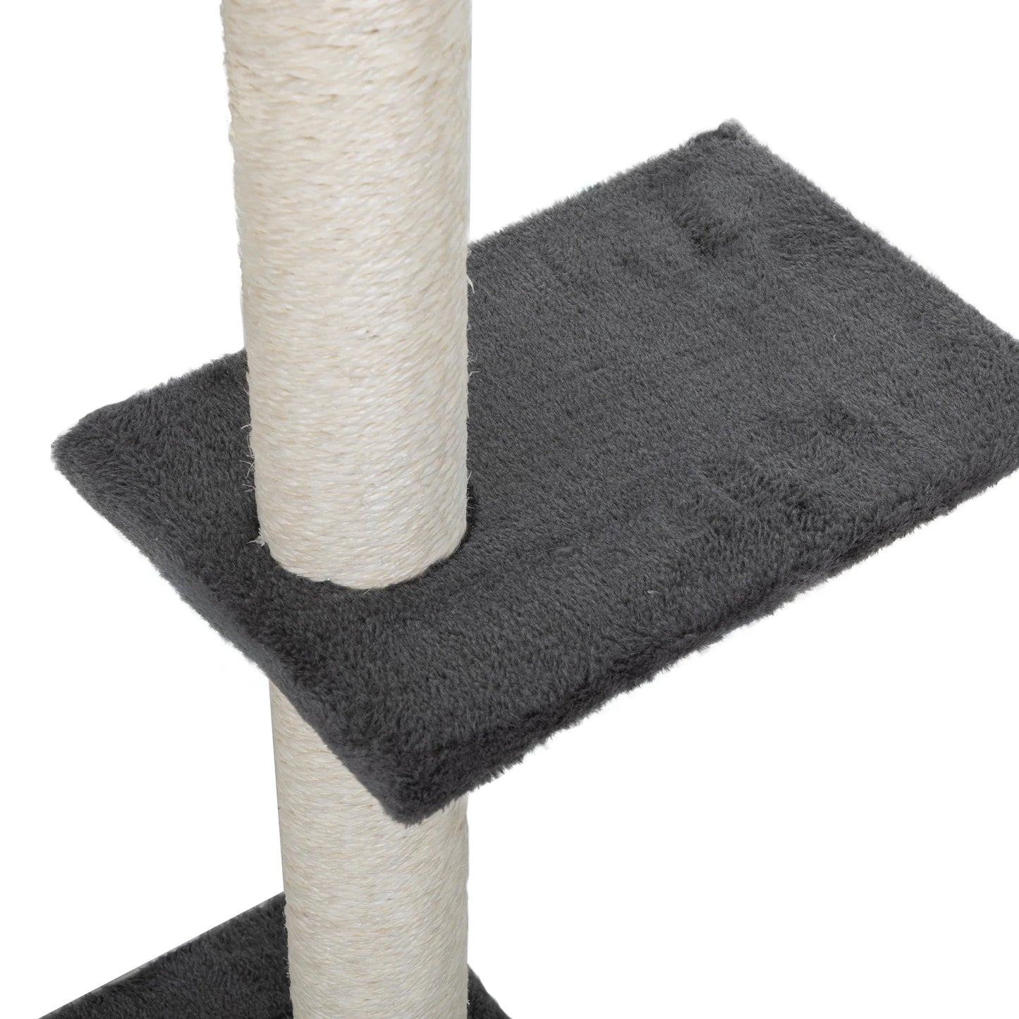 5 Pcs Wall Mounted Cat Climber Set Floating Cat Shelves and Perches Cat Activity Tree with Scratching Posts Cat Furniture