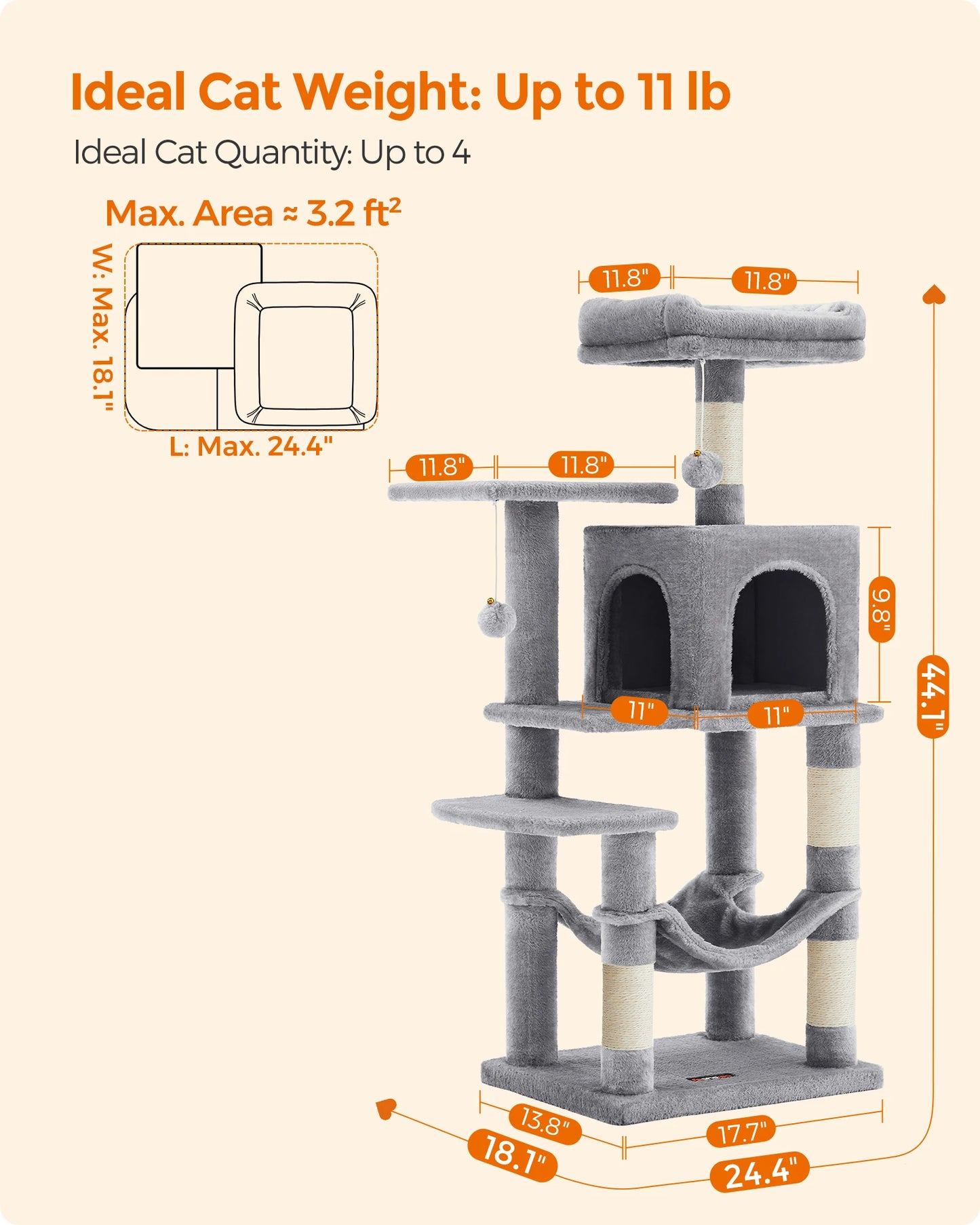 Multi-Level Cat Condo