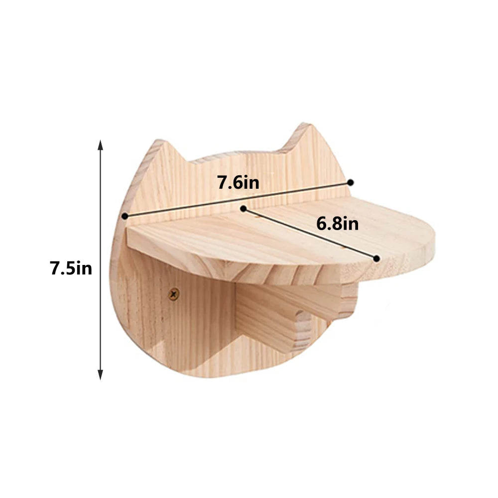 Moon Shaped Cat Shelf, Wall Hammock
