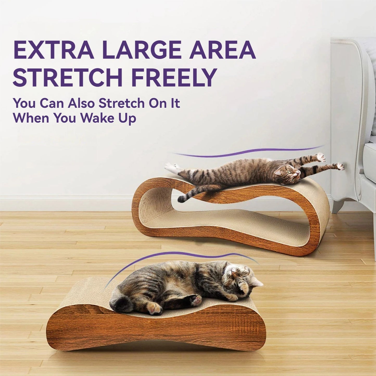 2 in 1 Cat Scratcher / Lounge Bed