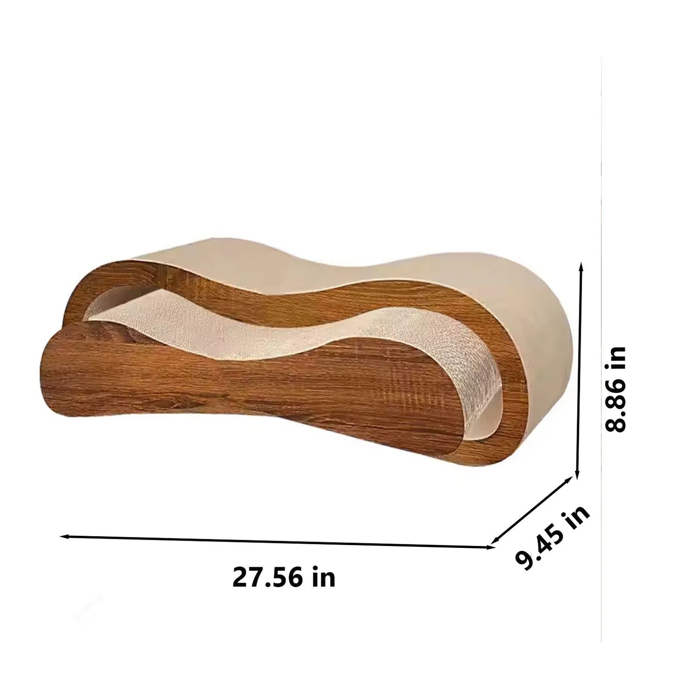 2 in 1 Cat Scratcher / Lounge Bed