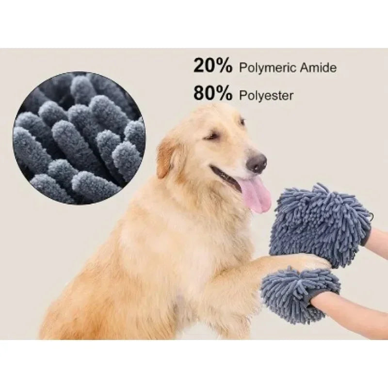 Microfiber Dog Grooming Mitt