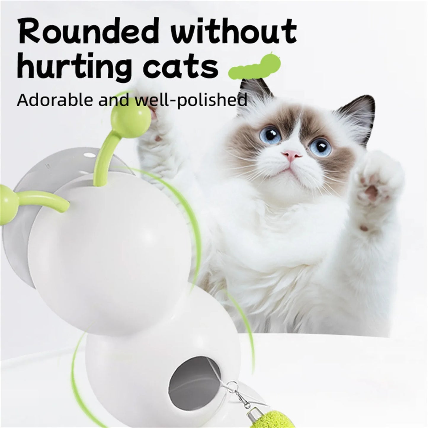 Interactive Caterpillar Cat Toy