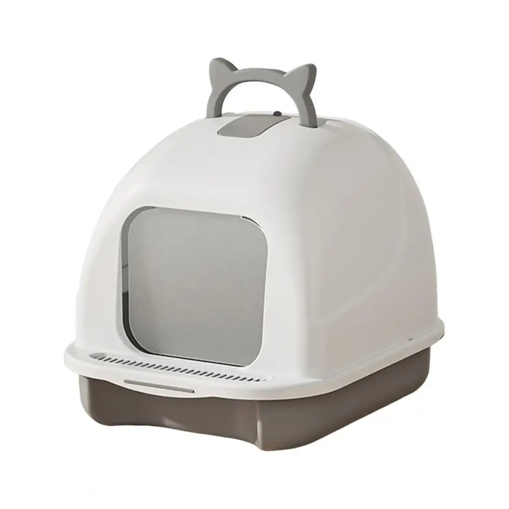 Large Enclosed Cat Litter Box with Litter Scoop