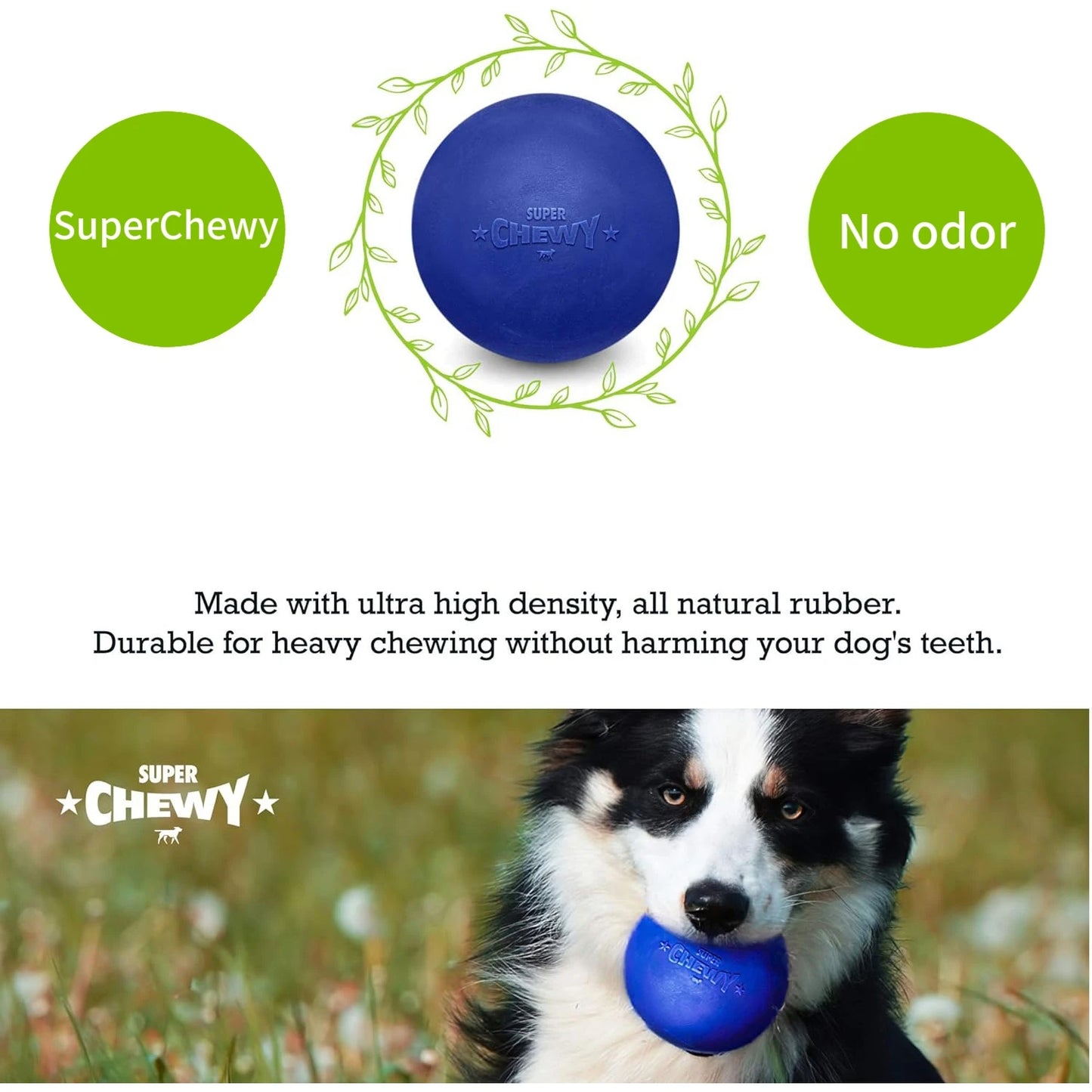 Super Chewy Tough Dog Ball Toy