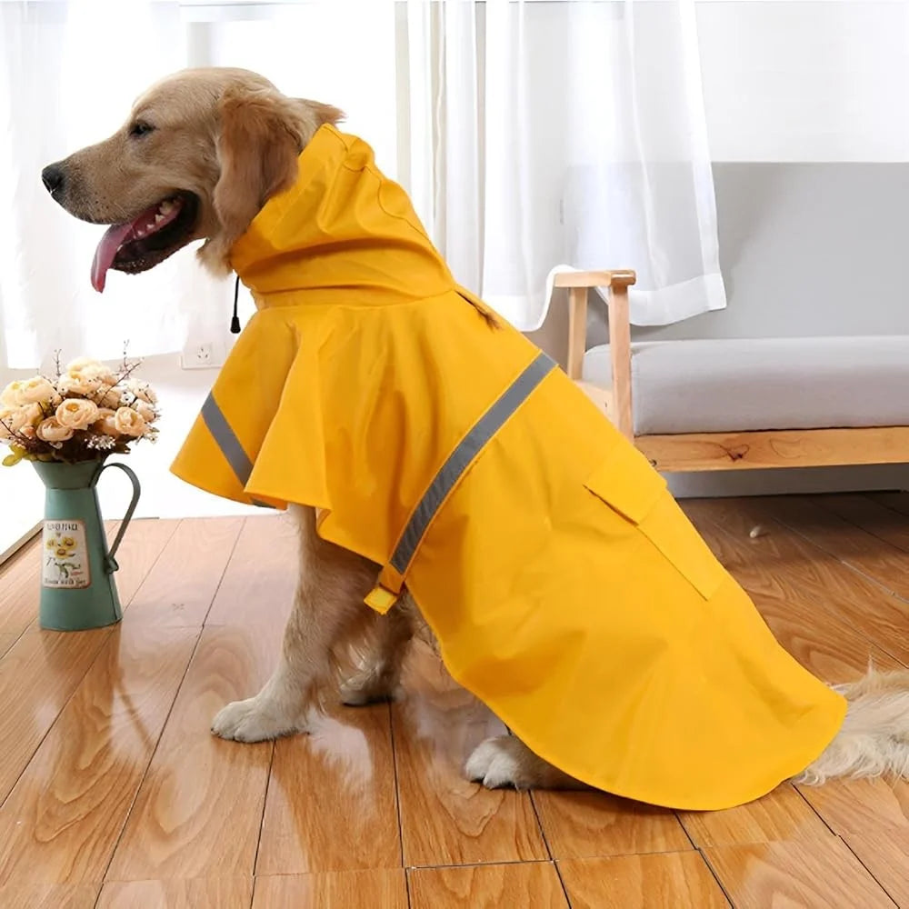 Large Dog Raincoat Waterproof