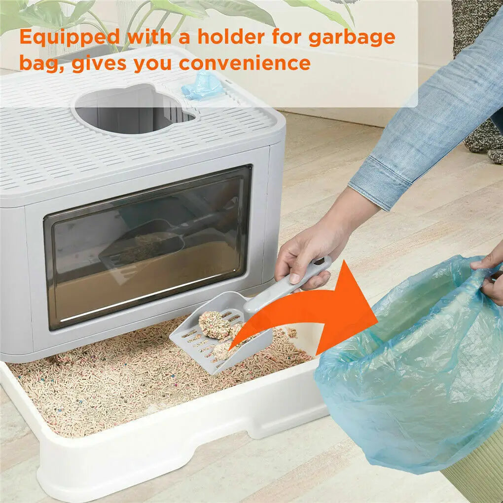 Front Entry & Top Exit Litter Box
