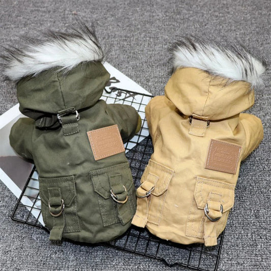 Pet Jacket With Harness For Small Medium Large Dogs