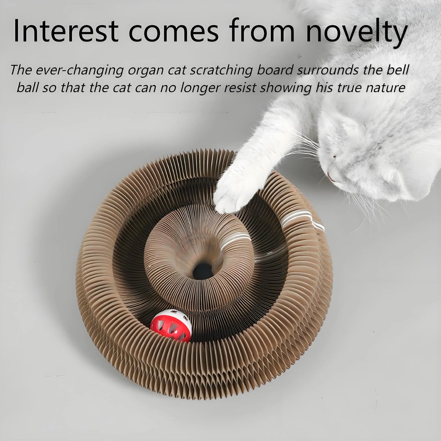 Cat Scratching Board with Ball