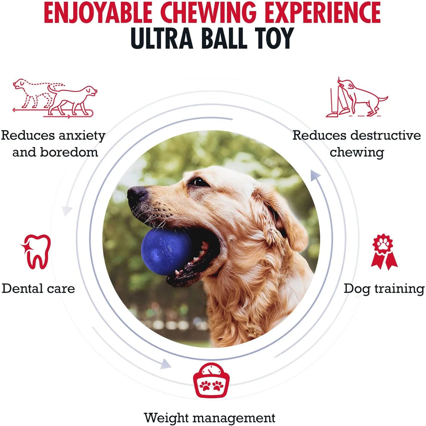 Super Chewy Tough Dog Ball Toy